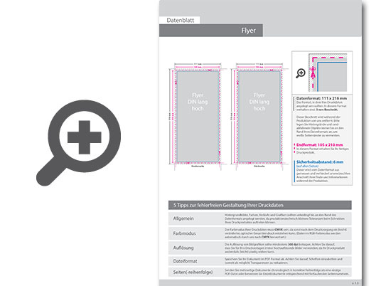Product Bild multiloft-flyer_din_lang_hoch_(10_5_cm_x_21_0_cm)__4_4_farbig_(beidseitiger_druck)